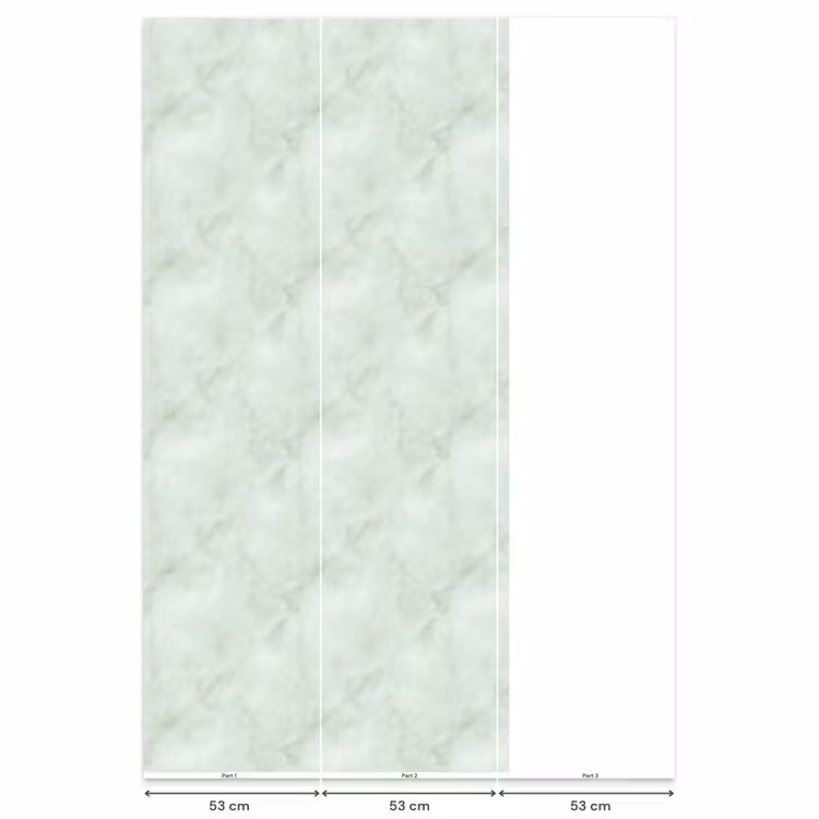 Behang - Groen - Marmer - Vloeiende aders — 6