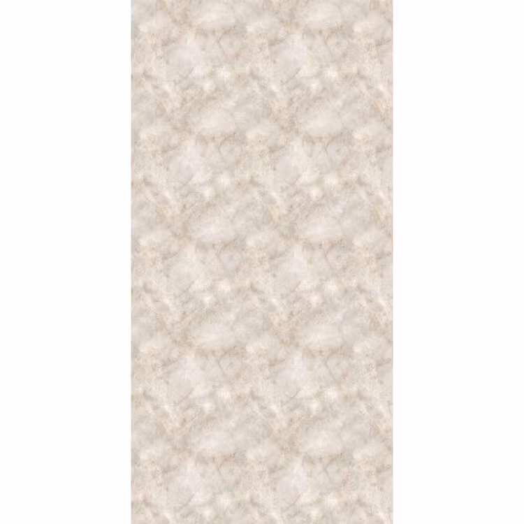 Behang - Lichtbeige - Goudbruine Nerven - Marmer — 2