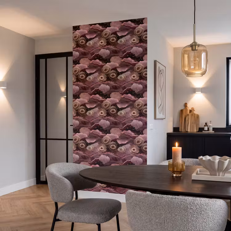 Behang - Koraal - Organisch - Roze — 5