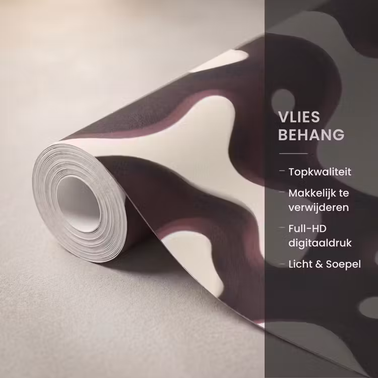 Behang - Organisch - Krachtig - Bruin β 3