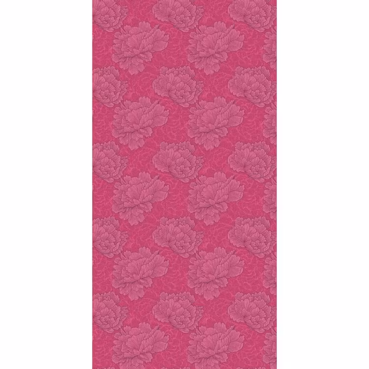 Behang - Pioenrozen - Energiek - Roze — 2