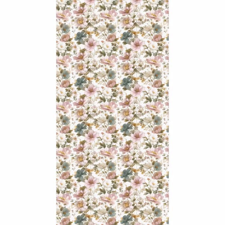 Behang - Bloemen - Patroon - Pastel — 2