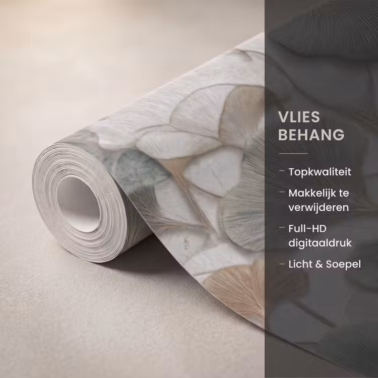 Behang - Elegant - Bladeren - Groen — 3
