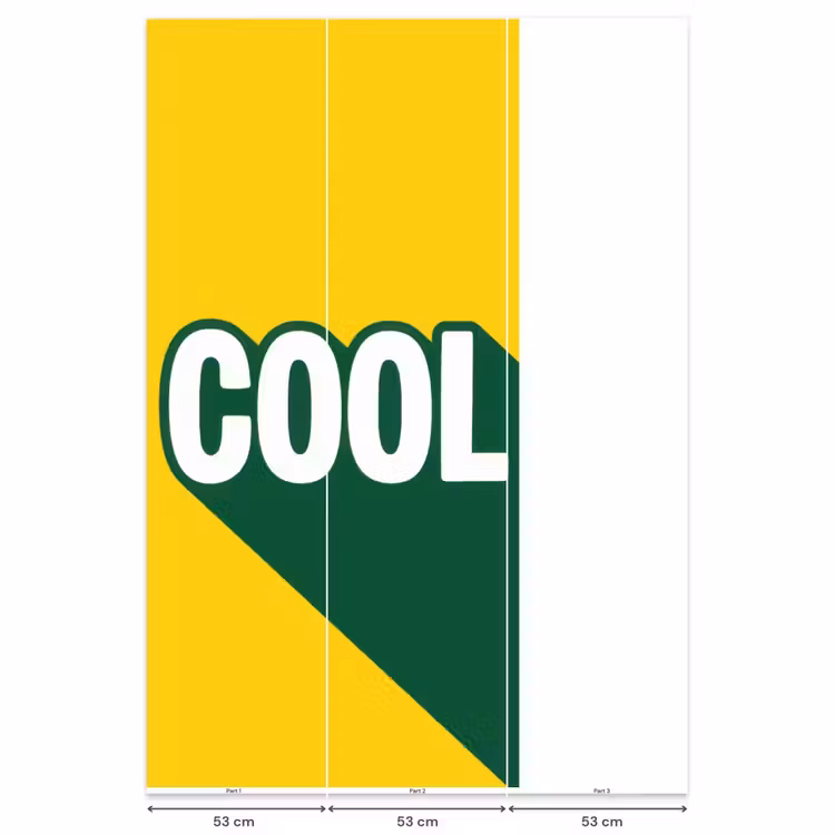 Behang - Cool - Geel - Groen — 6