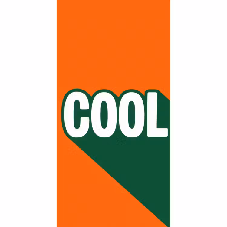 Behang - Cool - Oranje - Groen — 2