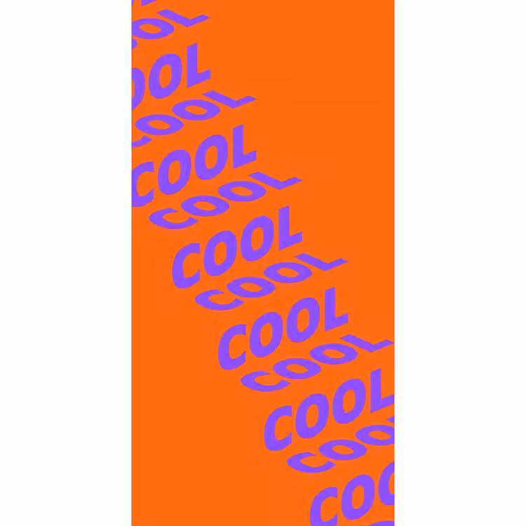 Behang - Cool - Paars - Oranje — 2