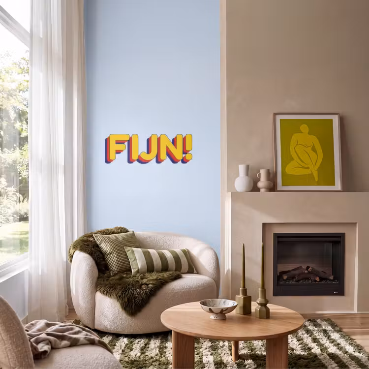 Behang - Fijn - Geel - Oranje — 1