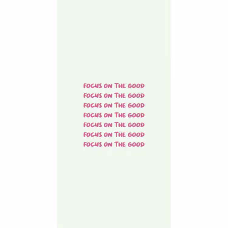 Behang - Focus on the good - Roze — 2