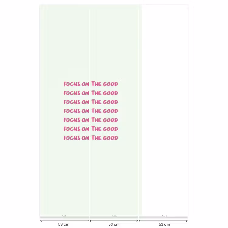 Behang - Focus on the good - Roze — 6
