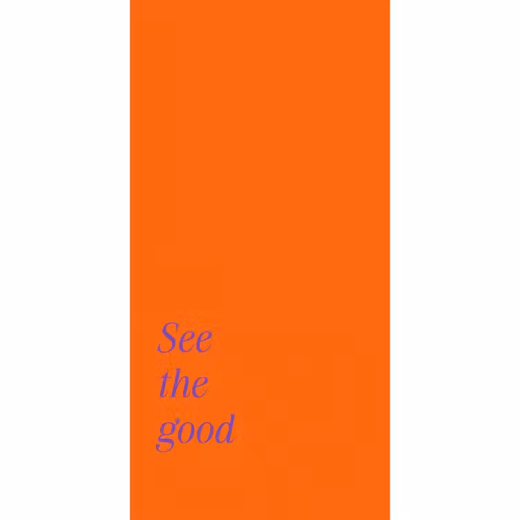 Behang - See te good - Paars - Oranje — 2