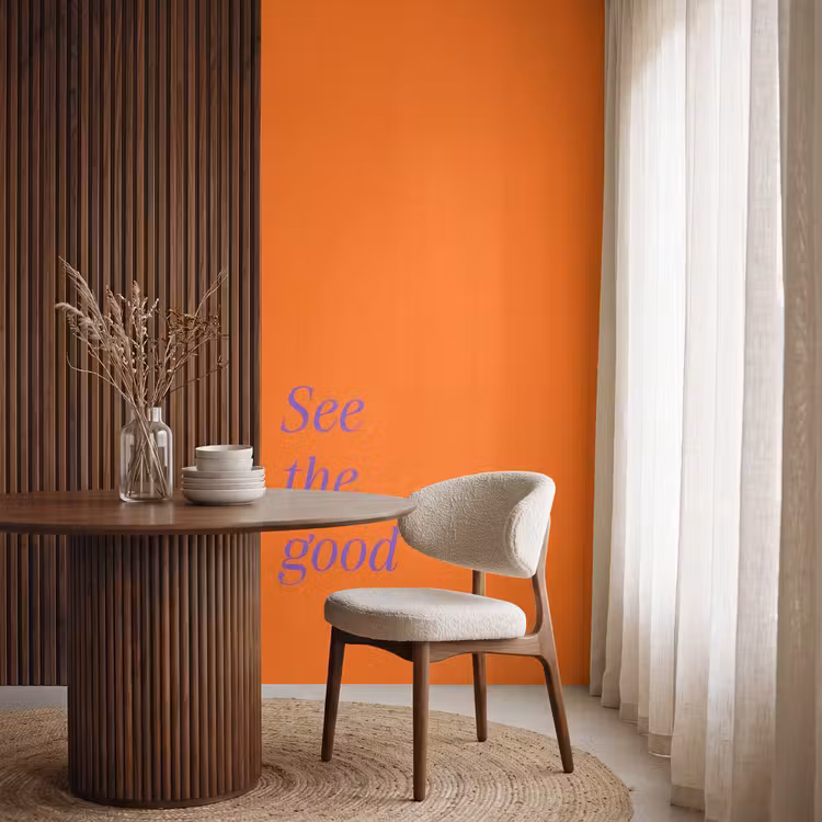 Behang - See te good - Paars - Oranje — 4