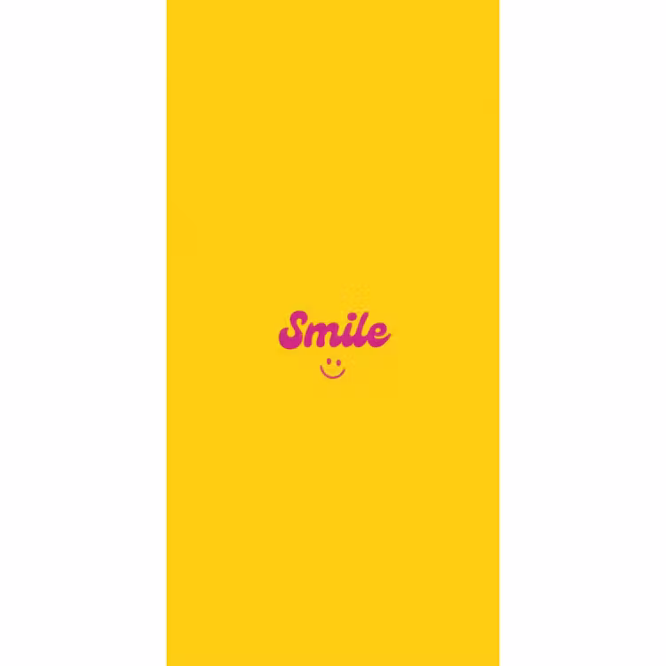 Behang - Smile - Geel - Roze — 2