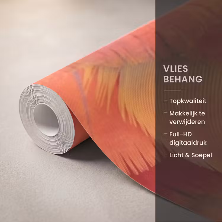 Behang - Veren - Ara - Kleurrijk β 3
