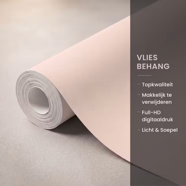 Behang - Vogel - Bloem - Natuur - Roze — 3