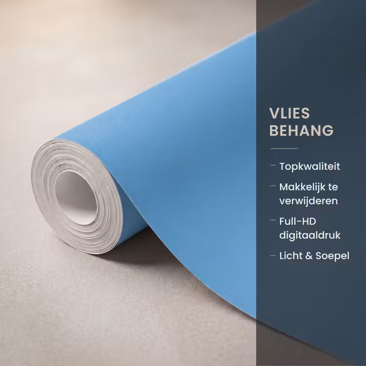 Behang - Steel - Blue - Blauw — 3