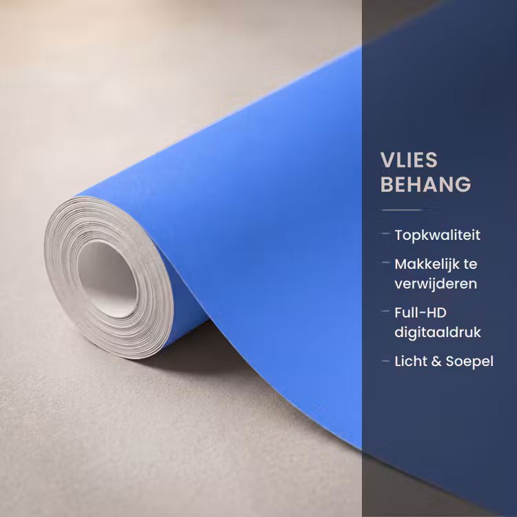 Behang - Vivid - Cobalt - Blauw — 3