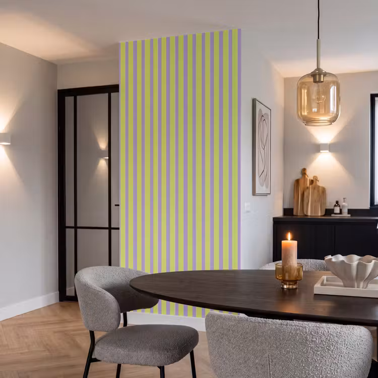 Behang - Strepen - Patroon - Groen — 5