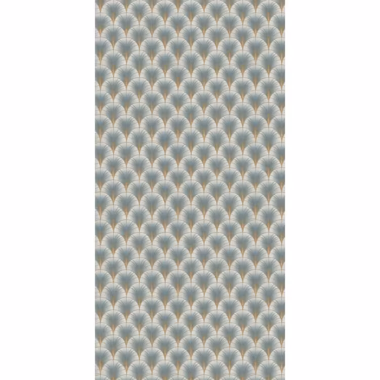 Behang - Waaier - Klassiek - Blauw — 2