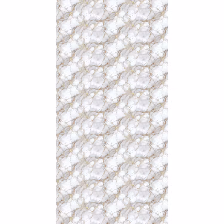 Behang - Wit - Goud - Marmer - Grijs — 2