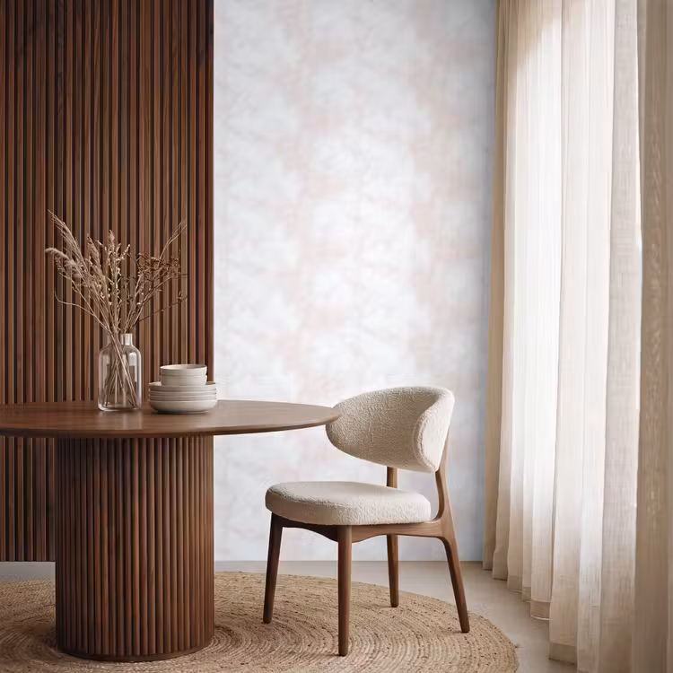 Behang - Wolkenstructuur - Roze - Marmer — 4