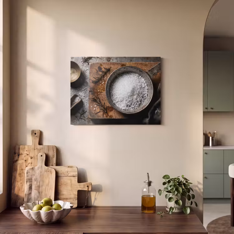 Akoestisch schilderij - Zout - Keuken - Rustiek — 4