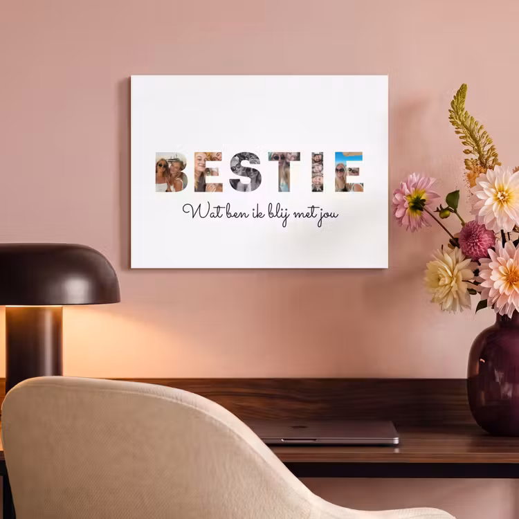 Akoestisch schilderij - Bestie - Lettercollage — 6