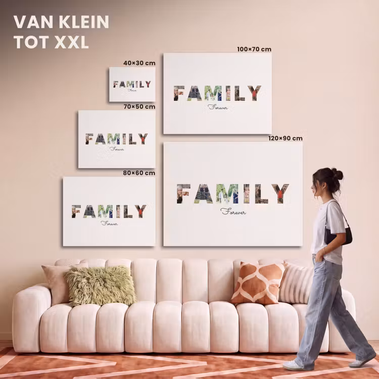 Akoestisch schilderij - Family - Lettercollage — 7