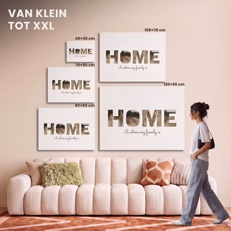 Akoestisch schilderij - Home - Lettercollage — 7