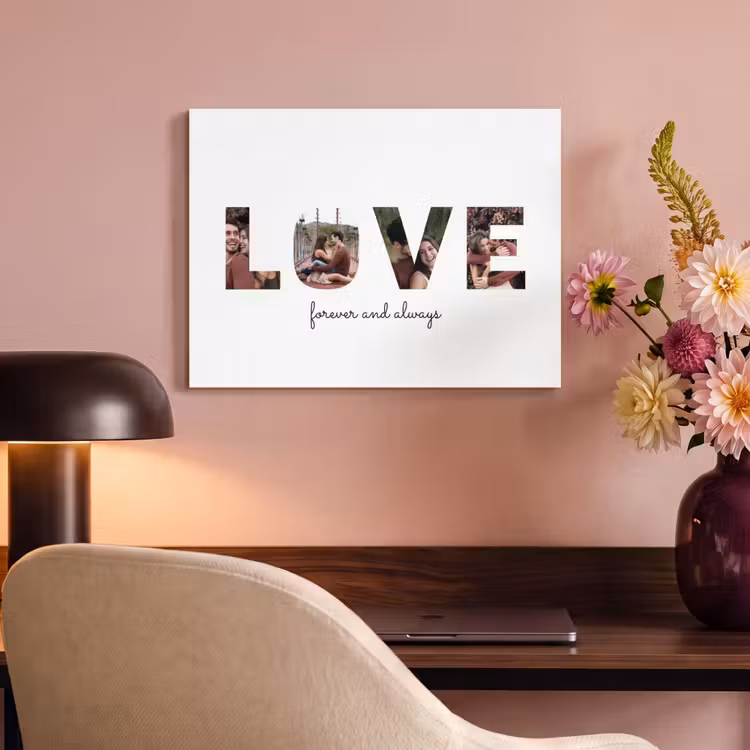 Akoestisch schilderij - Love - Lettercollage — 6