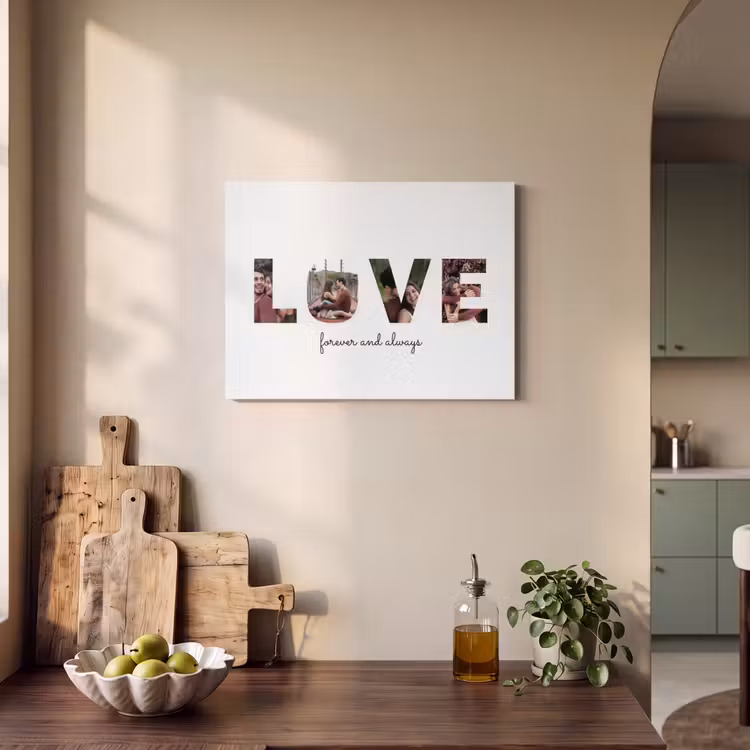 Akoestisch schilderij - Love - Lettercollage — 4