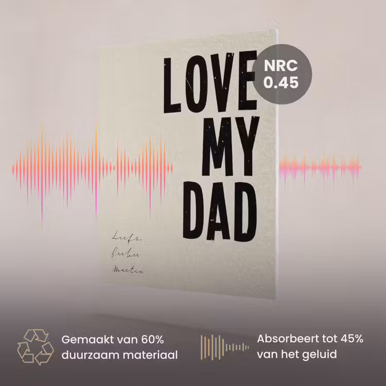 Akoestisch schilderij - Love My Dad — 3