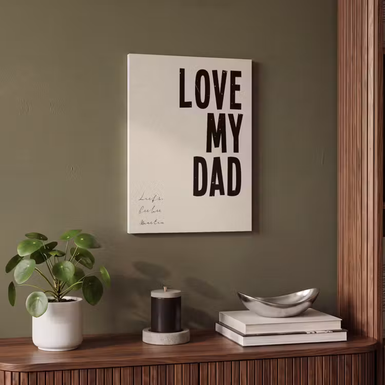 Akoestisch schilderij - Love My Dad — 6