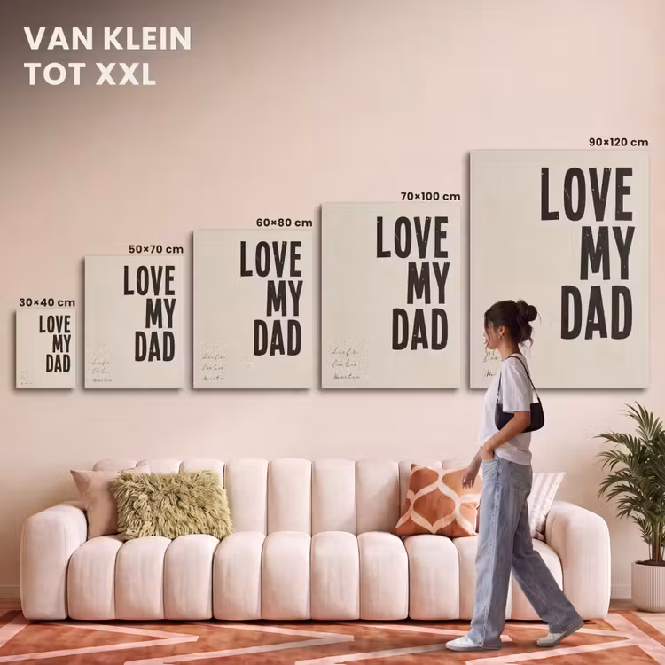 Akoestisch schilderij - Love My Dad — 7
