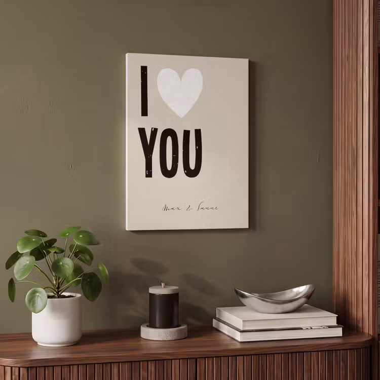 Akoestisch schilderij - I Love You — 6