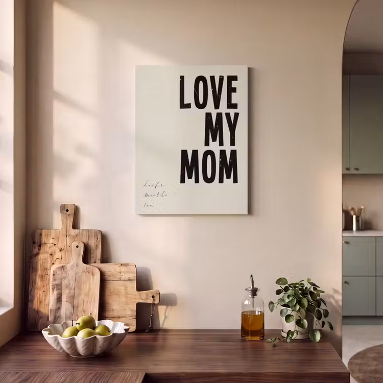 Akoestisch schilderij - Love My Mom — 4