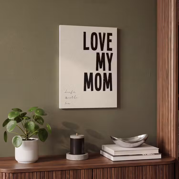 Akoestisch schilderij - Love My Mom — 6