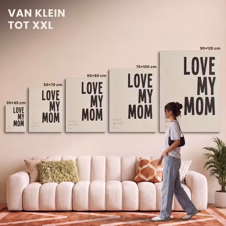 Akoestisch schilderij - Love My Mom — 7