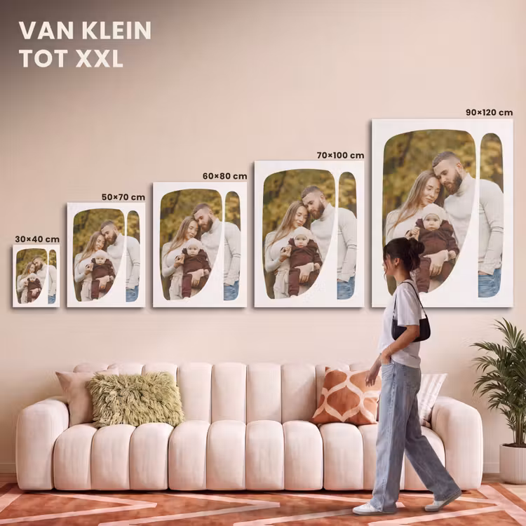 Akoestisch schilderij - Twee Vlakken - Organische Vormen — 7