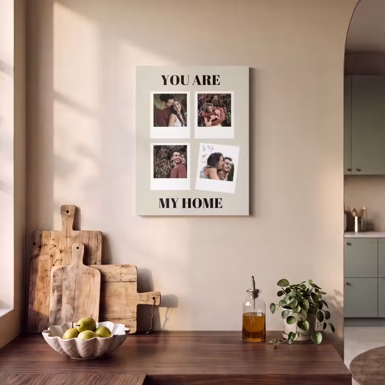Akoestisch schilderij - You Are My Home - Collage — 4
