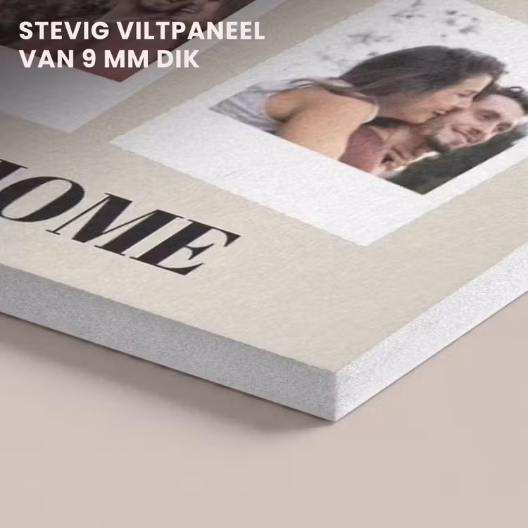 Akoestisch schilderij - You Are My Home - Collage — 5