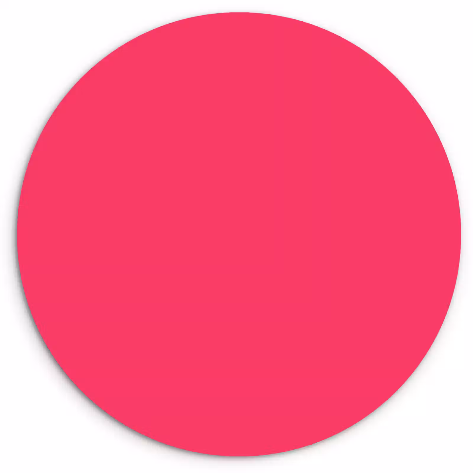 Muurcirkel - Karmijn - Kleuren - Palet - Roze — 1