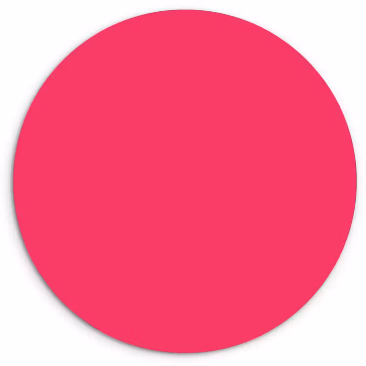 Muurcirkel - Karmijn - Kleuren - Palet - Roze — 1