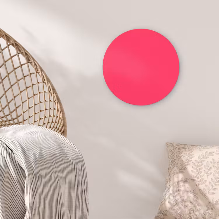 Muurcirkel - Karmijn - Kleuren - Palet - Roze — 5