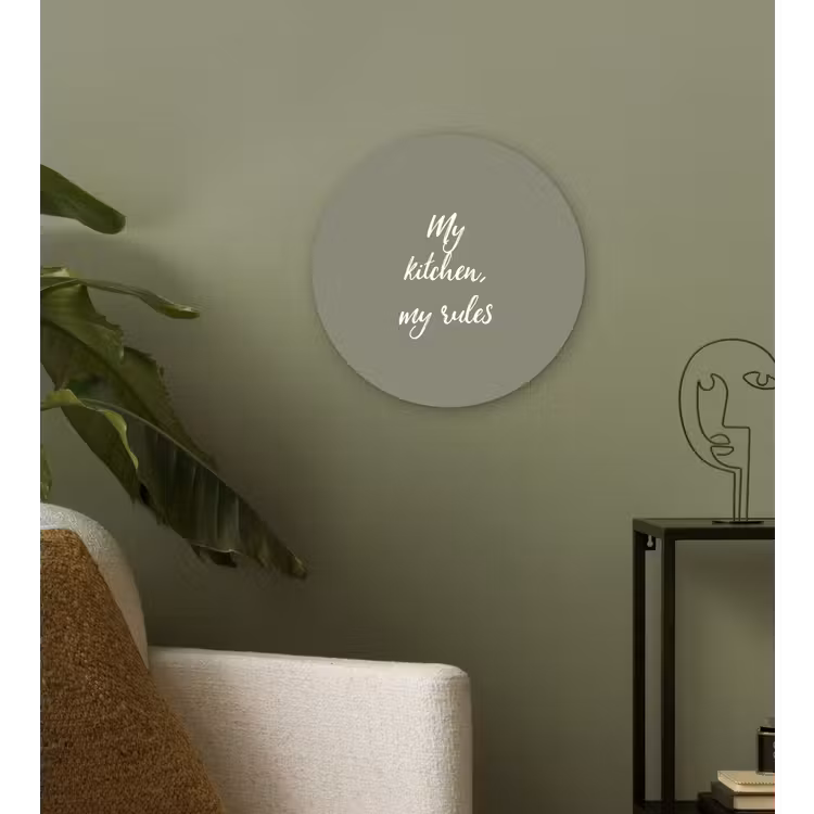 Muurcirkel - My kitchen, my rules - Spreuken - Quotes — 3
