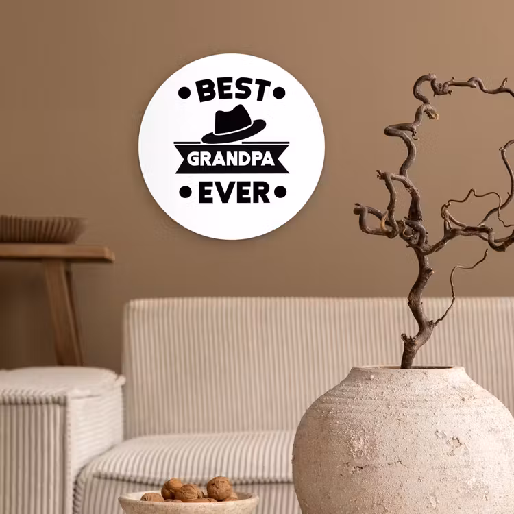 Muurcirkel - Opa - Quotes - Best grandpa ever - Spreuken — 2
