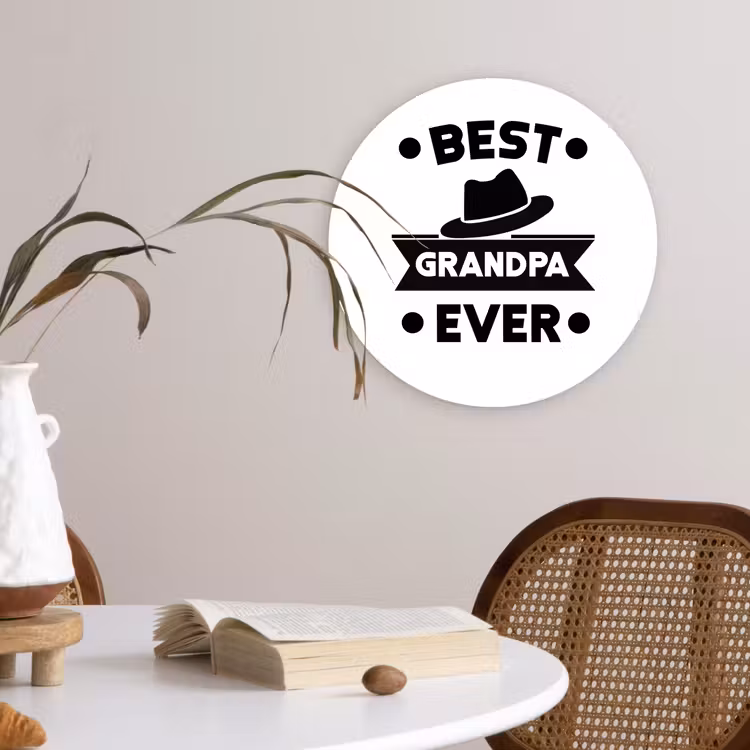 Muurcirkel - Opa - Quotes - Best grandpa ever - Spreuken — 4