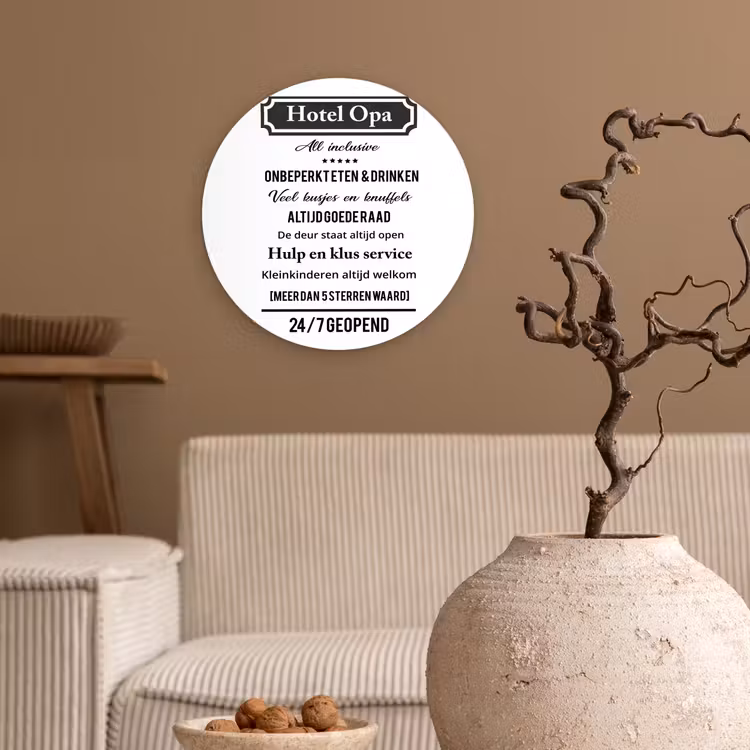 Muurcirkel - Quotes - Hotel opa - Spreuken - Opa — 2