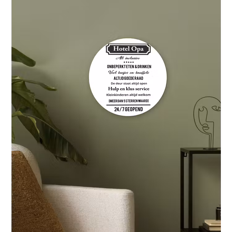 Muurcirkel - Quotes - Hotel opa - Spreuken - Opa — 3