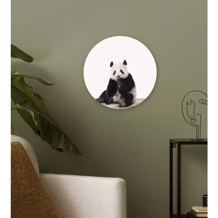 Muurcirkel - Panda - Dieren - Kinderen - Jongens - Meisjes - Pandabeer — 3