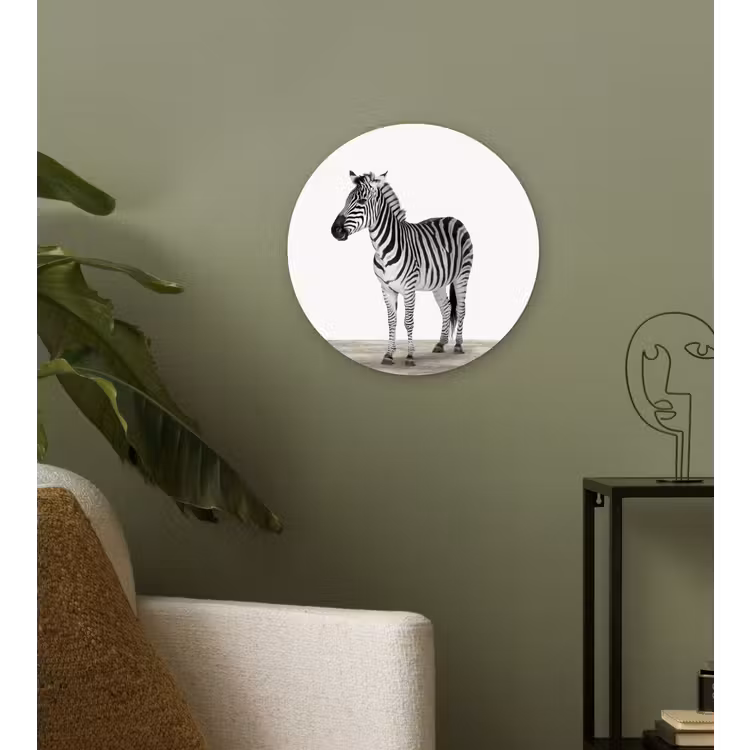 Muurcirkel - Zebra - Meisjes - Dieren - Kinderen - Jongens — 3